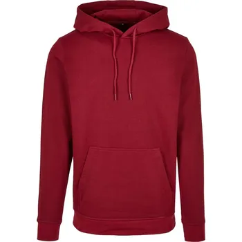 Pánská mikina Build your Brand Pánská mikina přes hlavu s kapucí BB001 Barva: Vínová, Velikost: XL