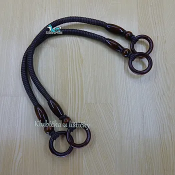 Ucha s kroužky panga panga 50-55cm(2ks-1pár)