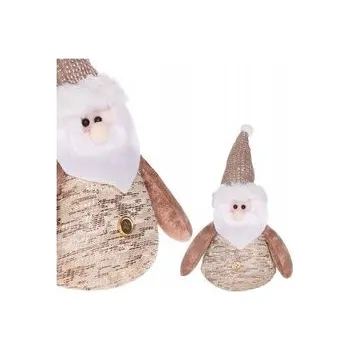 Vánoční dekorace Vánoční Santa Claus 22 cm, béžovo-hnědý