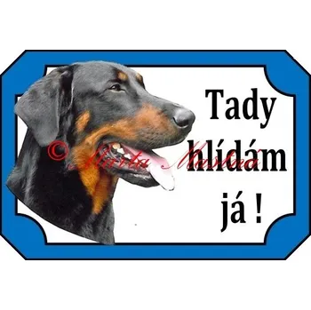 Cedulka beauceron - Bez samolepicí vrstvy