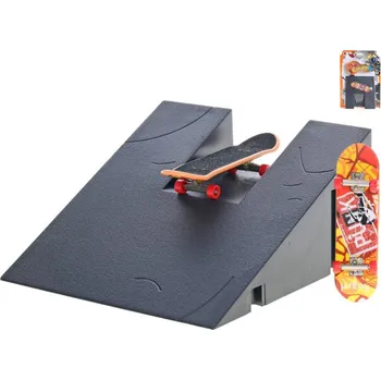 Skateboard Skateboard prstový fingerboard plastový herní set s rampou