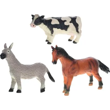 Figurka Zvířátko farma plastové figurky zvířátka II. 3 druhy