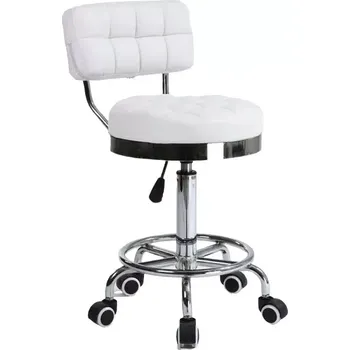 LuxuryForm DESIGN Židle / taburet LEON - bílá