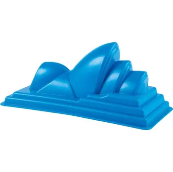 Hračka na písek Hape Bábovka opera v Sydney modrá baby formička na písek plast