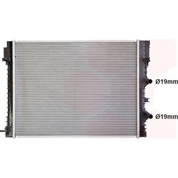Chladič motoru Chladič nízké teploty, chladič plnicího vzduchu VAN WEZEL 43014703