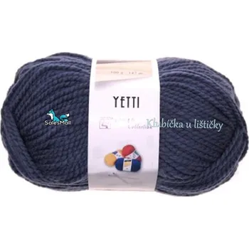Příze Vlnap Příze Yetti 56510 - šedomodrá