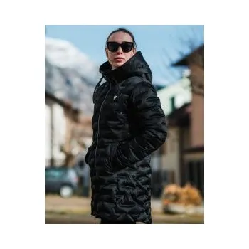 Dámská casual bunda Kilpi BELIZE-W černá 42; Černá kabát + DÁREK DLE VÝBĚRU!