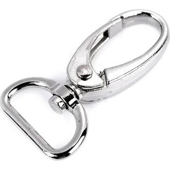 Karabinka průvlek 20mm nikl