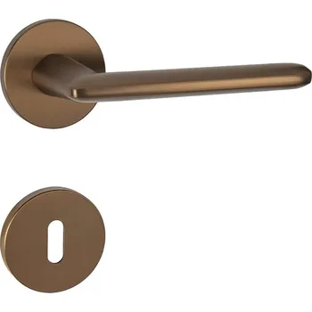 Dveřní kování MPK - ELIPTICA - R S6 rozety PZ, koule/klika levá CUM - Měď matná