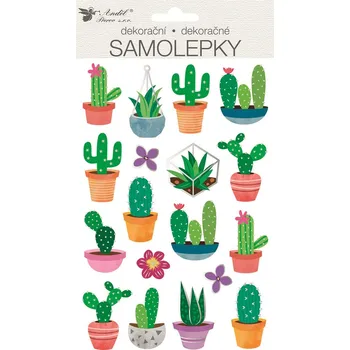 samolepka Samolepky 10434, kaktusy