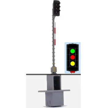 Modelová železnice návěstidlo AŽD vjezdové ( Z,Č,Ž ) Němeček h380s