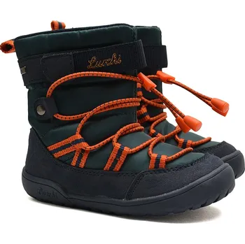 Chlapecká zimní obuv Zimní barefoot obuv Lurchi 84L0013006 petrol Velikost: 31
