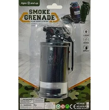 Granat z dźwiękiem, światło, dym