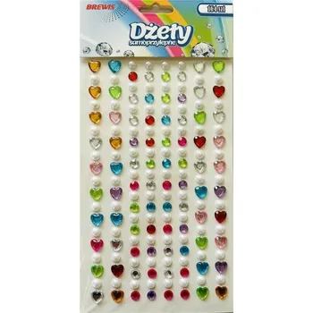 Set školních potřeb Dżety samoprzylepne kwiatki perły 168szt