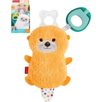 Hračka Fisher Price PLYŠ Baby klip na dudlík pro miminko 2 druhy (plyšová hračka)