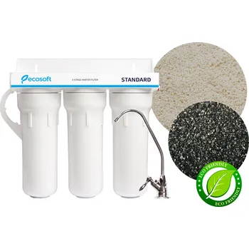 vodní filtr Třístupňový kuchyňský filtr ECO-DC3 – dusičnany, sírany, chlór a těžké kovy