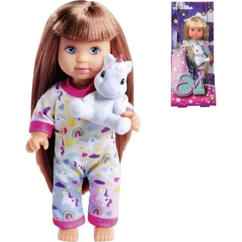 Panenka Simba Panenka Evička v pyžámku s jednorožcem 3 druhy
