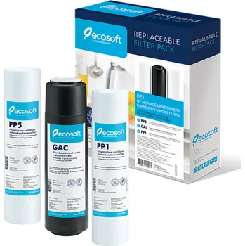 Filtrace vody Sada předfiltrů 10“ x 2,5“ pro třístupňový kuchyňský filtr ECO-C3 a reverzní osmózy