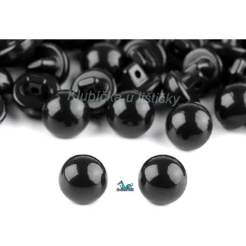 Příze Knoflík / očka velikost 9mm-černá