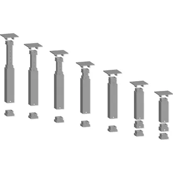 Modelová železnice sada pilířů rozných výšek Easy- Track 14 kusů Noch 53941