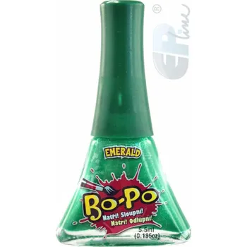Lak na nehty EP line BO-PO Lak na nehty dětský zelený slupovací Emerald 5,5ml na kartě
