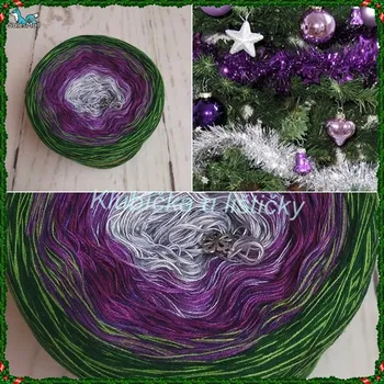 Příze Cherubínka 3 nitka 1000m Vánoční stromeček