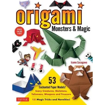 Cizojazyčná kniha Origami Monsters & Magic - Sasagawa, Isamu