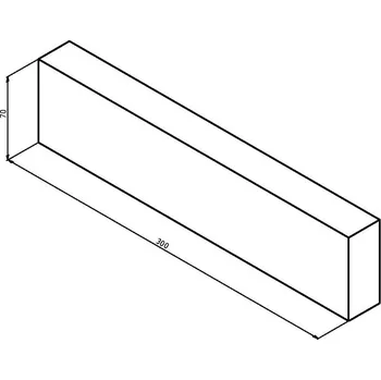 Krbová kamna NDV-000053 - FL09K01 - Šamotová cihla 300x70x30