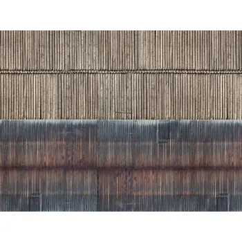 Modelová železnice stěna z prken Noch 56964