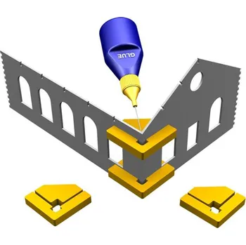 magnetické prvoúhlé držáky Snap &amp; Glue 2ks Proses PPR-SS-02