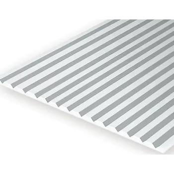 deska 150x300x1,0mm s drážkami "V", rozteč 0,95mm Evergreen 4037