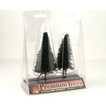 Modelová železnice jehličnaté stromy 2 ks Woodland Scenics TR1626