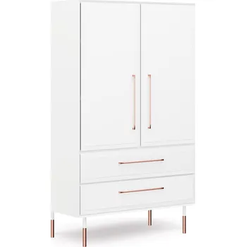 Komoda Prádelník - komoda Rosa Bianca, borovice, bílá, rozměr 90x145x49cm