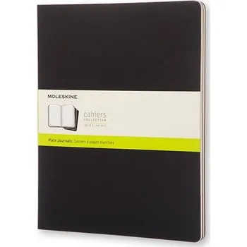 Sešit Sešity Moleskine Cahier, S, čisté, 3 ks - černý