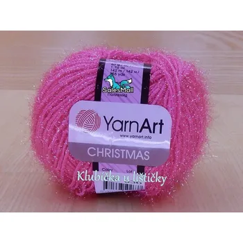 YarnArt příze Christmas 9 - zářivě růžová