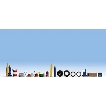 Modelová železnice zařízení autodílny Noch 14815