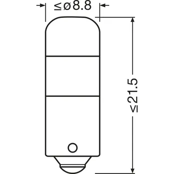 Autožárovka Žárovka, osvětlení interiéru OSRAM 3893DWP-2BL