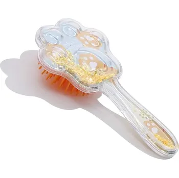 Koupelnová předložka Kartáč na vlasy kočičí tlapka - 4 varianty Barva: oranžový kartáč - zelenkavá tlapka