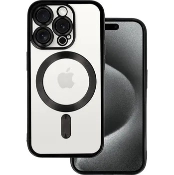 Pouzdro na mobilní telefon Zadní kryt Metallic MagSafe pro iPhone 12 Pro Black