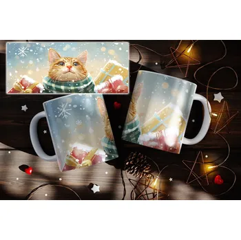 Hrnek - Kocour - Červená