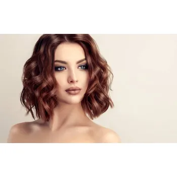 Plakát Plakát, Obraz - Attractive brunette woman with modern, trendy, EdwardDerule