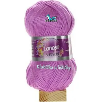 Příze Lanoso Soft Soul 998 - růžovofialová