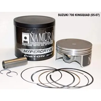 Píst motoru NAMURA píst SUZUKI 700 KINGQUAD 05-07 ARCTIC CAT 700 06-08 (101,96mm) HYPERDRYVE (pístní kroužky NA-30014R)