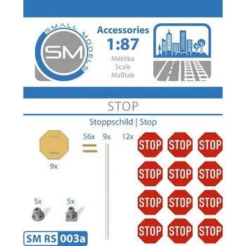 Modelová železnice STOP Small Models RS003a