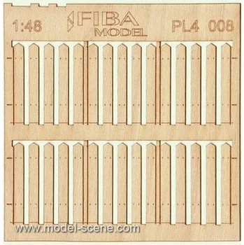 Modelová železnice plot prkenný - širší prkna Model Scene pl4-008