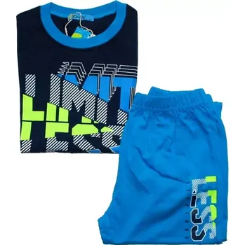 Dětské pyžamo chlapecké KUGO svítící ve tmě 3783 modré 868/15