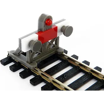 Modelová železnice stavebnice koncovky koleje H0 1:87 - 2 ks Proses PBF-HO-05