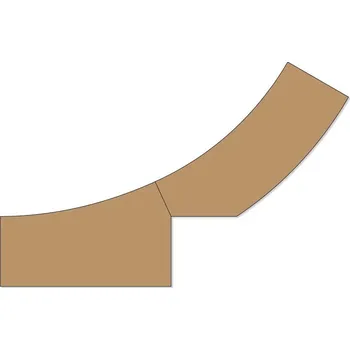 Modelová železnice kolejový podklad pro výhybky Easy-Track 611_612 Noch 53880