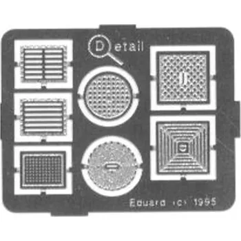 Modelová železnice kovový lept kanály a dekly Detail 1