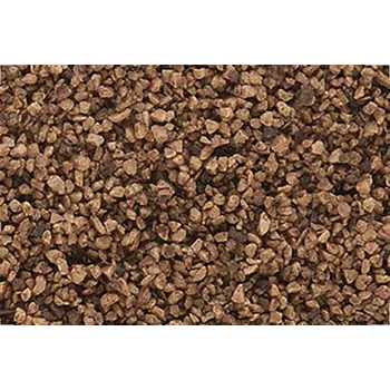 Modelová železnice štěrk hnědý střední Woodland Scenics B1379